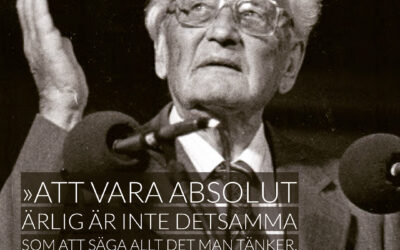 ATT SÄGA SOM DET ÄR