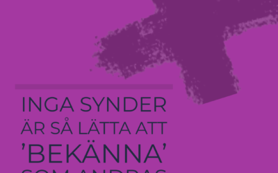 NÅGRA TANKAR INFÖR FASTAN